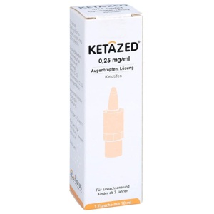 KETAZED 0,25 mg/ml Augentro.Lsg.unkonserviert Produktbild