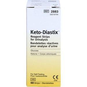 KETO DIASTIX Teststreifen Produktbild