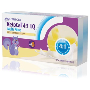 KetoCal 4:1 LQ spesialernæring flytende vanilje 32x200 ml produktbilde
