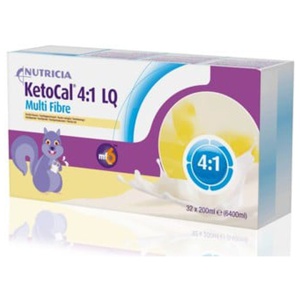 KetoCal 4:1 LQ Vanilj 32 x 200 ml produkt bild