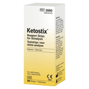 Ketostix Reagensstrimler 50 stk. produktbillede