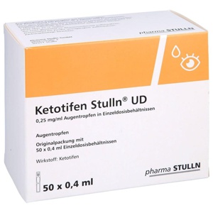 KETOTIFEN Stulln UD Augentropfen Einzeldosispip. Produktbild