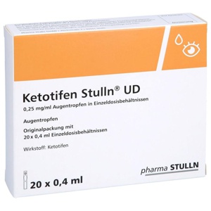 KETOTIFEN Stulln UD Augentropfen Einzeldosispip. Produktbild
