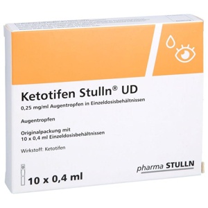 KETOTIFEN Stulln UD Augentropfen Einzeldosispip. Produktbild