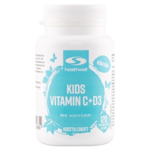 Kids Vitamin C+D3 120 tyggetabletter produktbillede
