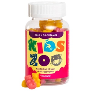 Kids Zoo Kalk + D3- vitamin 60 stk. produktbillede