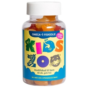 KidsZoo Fiskeolie Tyggetabletter 60 tyggetabletter produktbillede