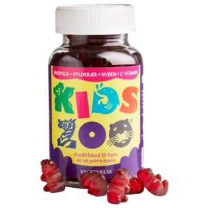 KidsZoo Propolis + Vitamin C 60 tyggetabletter produktbillede