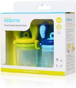 Kidsme Food Feeder Aquamarine/Lime 4m+ & 6m+, 2 st produkt bild