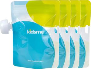 Kidsme Reusable Food Pouch 4 st produkt bild