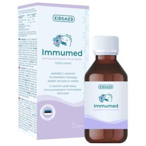 Kidsmed Immumed immuunsussiirup lastele 100 ml toote pilt