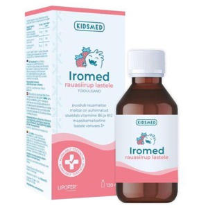 Kidsmed Iromed rauasiirup lastele 120 ml toote pilt