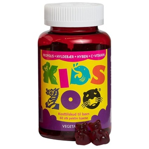 Kids Zoo Propolis + Vitamin C, 60 tuggtabl produkt bild
