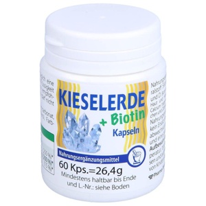KIESELERDE+BIOTIN Kapseln Produktbild