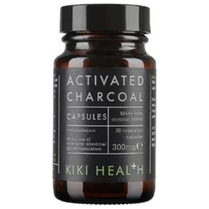 Kiki Health Activated Charcoal 300mg 50 kapsler produktbilde