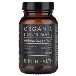 Kiki Health Organic Lions Mane Extract 400mg 60 kapsler produktbilde