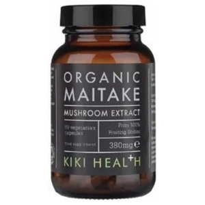 Kiki Health Organic Maitake Extract 380 mg – 60 kapsler   Økologisk maitake produktbilde
