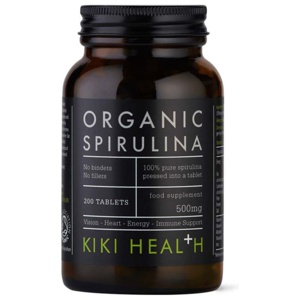Kiki Health Organic Premium Spirulina Tablets 200 tabletter produktbillede