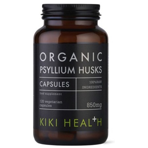 Kiki Health Organic Psyllium Husk 120 kaps produkt bild