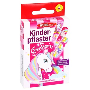 KINDERPFLASTER Einhorn 10 St Pflaster Produktbild