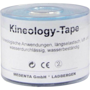 Kineology Tape blau 5mx5cm, 1 St Bandage Produktbild