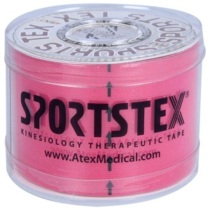 Kinesio Sports Tex Tape 5cmx5m pink, 1 St Pflaster Produktbild