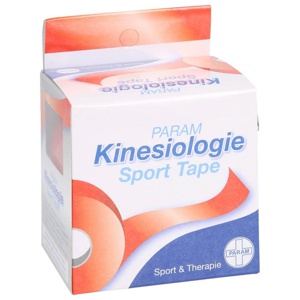 KINESIOLOGIE Sport Tape 5 cmx5 m rot Produktbild