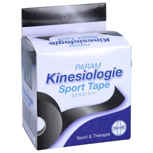 KINESIOLOGIE Sport Tape 5 cmx5 m schwarz Produktbild
