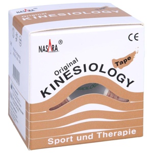 KINESIOLOGIE Tape 5 cmx5 m beige Produktbild