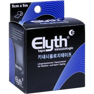 KINESIOLOGIE Tape Elyth 5 cmx5 m schwarz Produktbild
