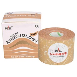 Kinesiotape Nasara 5cmx5m beige, 1 St Pflaster Produktbild