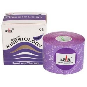 Kinesiotape Nasara 5cmx5m lila, 1 St Pflaster Produktbild