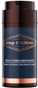 King C Gillette Face & Stubble Moisturizer 100 ml produkt bild