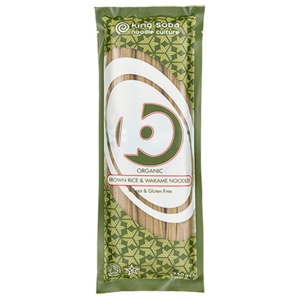 Brun ris & Wakame nudler Øko. - 250 gram produktbillede