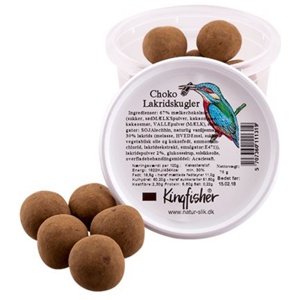 Kingfisher Choko Lakridskugler 70 g produktbillede