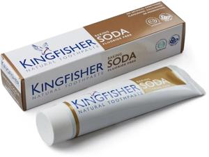 Kingfisher Tandkräm Baking Soda Mint (utan fluor) 100 ml produkt bild