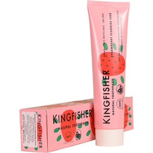Kingfisher Tandpasta Uden Fluor   Jordbær produktbillede