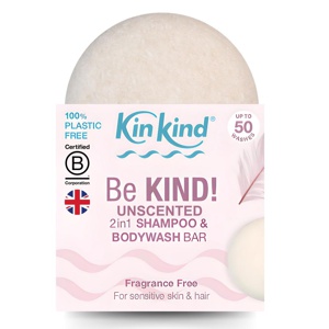 KinKind Be KIND! 2in1 Shampoo & Body Wash Bar Fragrance Free 50g product image