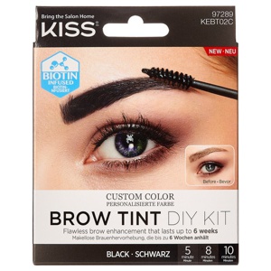 Kiss Brow Tint Diy Kit Black Produktbild