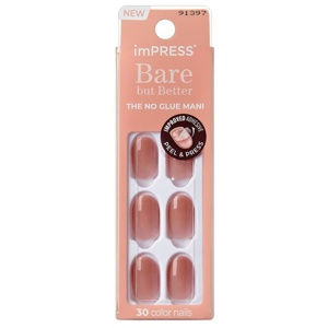 KISS imPRESS Color Bare but Better So Charmer løsnegler 30 stk produktbilde