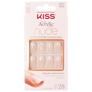Kiss Salon Acrylic French Nude Revolutionary Natural Nails Medium produktbilde