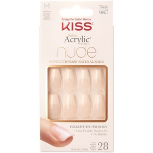 Kiss Salon Acrylic French Nude Revolutionary Natural Nails Medium Lelani Produktbild