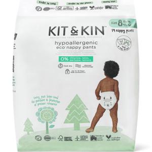 Kit and Kin blöjbyxor Nappy Pants 8 YP2 (19 kg+) Frog/Llama 14 st produkt bild