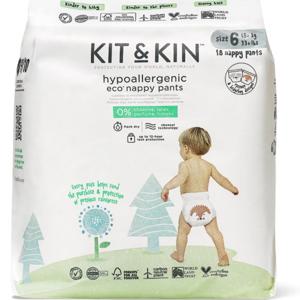 Kit and Kin Nappy Pants strl 6 XL (12–17 kg) igelkott/räv 18 st produkt bild