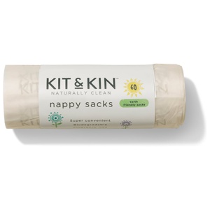 Kit & Kin Nappy Sacks Biodegradable 60 st produkt bild