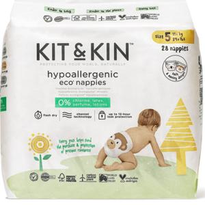 Kit & Kin Eco Nappies Size 5 (11+kg) 28 st produkt bild