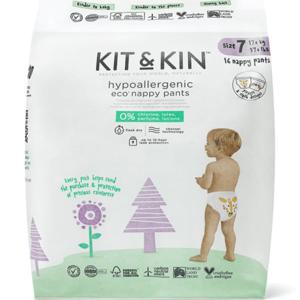 Kit & Kin Eco Nappy Pants Size 7 (17+kg) 16 st produkt bild