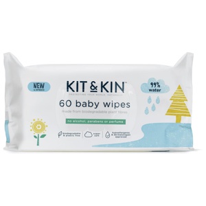 Kit & Kin Våtservetter 60 st produkt bild