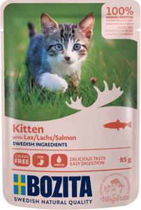 Kitten Lax i Sås - 12 x 85 g produkt bild