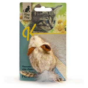 Kitty Play Squeaking Cat Toys - Mouse Tail produkt bild